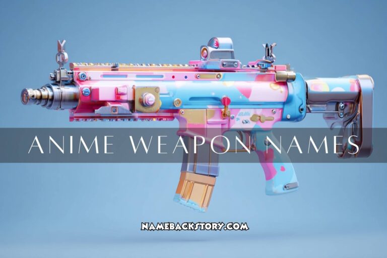 anime weapon names