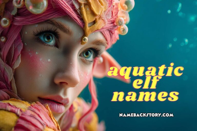 aquatic elf names