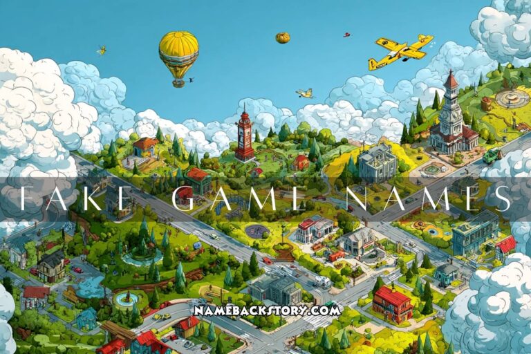 fake game names