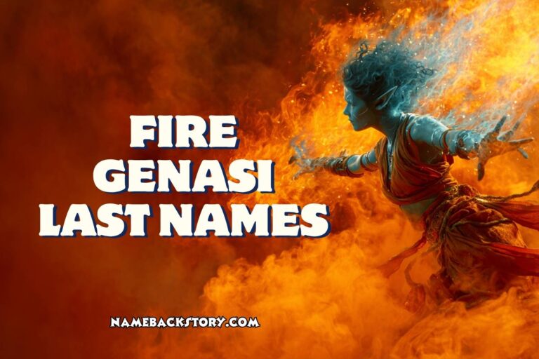 fire genasi last names