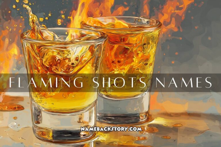 flaming shots names