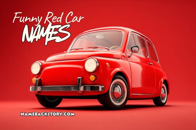 funny red car names