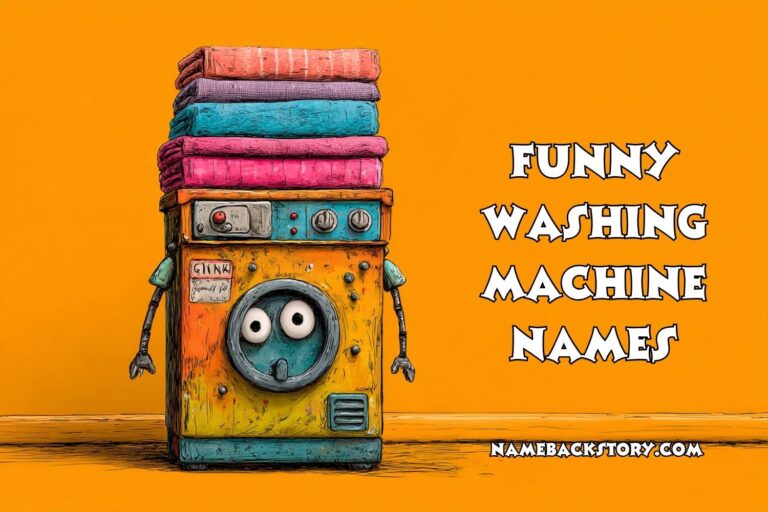 funny washing machine names
