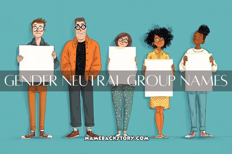 gender neutral group names
