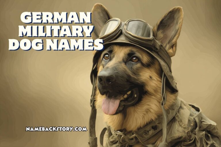 german military dog names