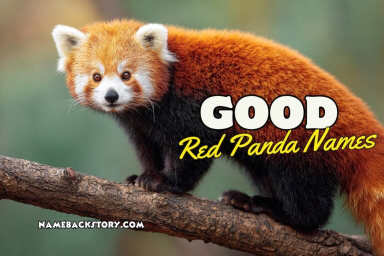 good red panda names
