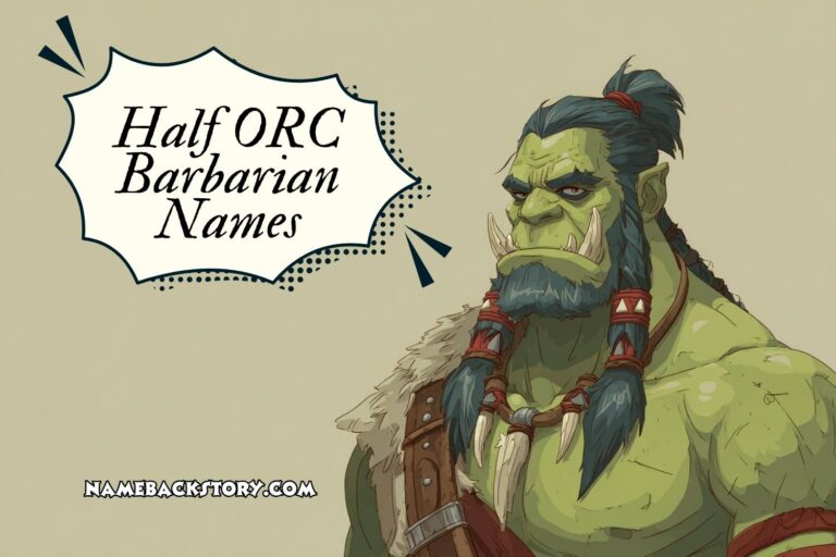 half orc barbarian names