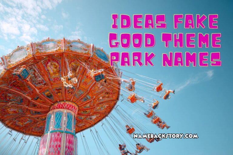 ideas fake good theme park names