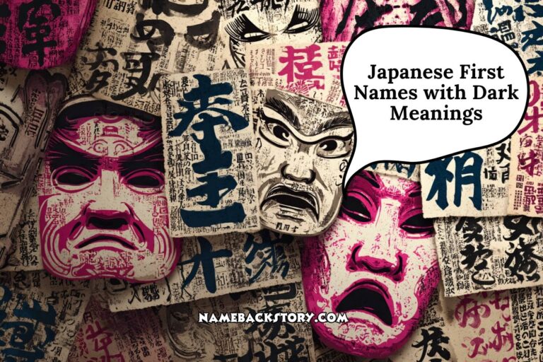 japanese first names with dark meanings