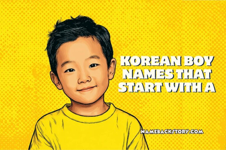 korean boy names that start with a