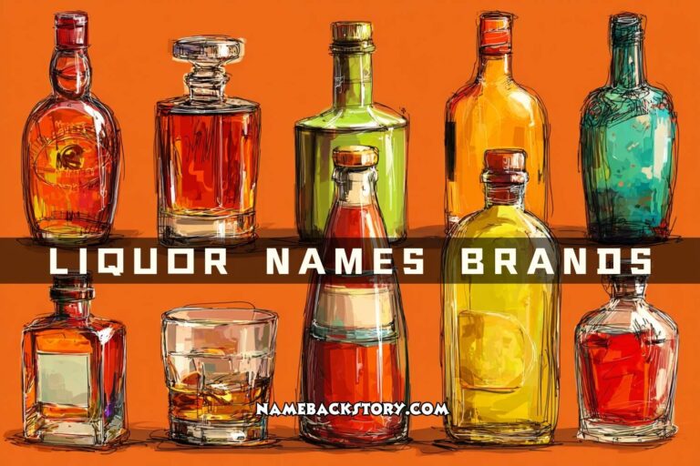 liquor names brands