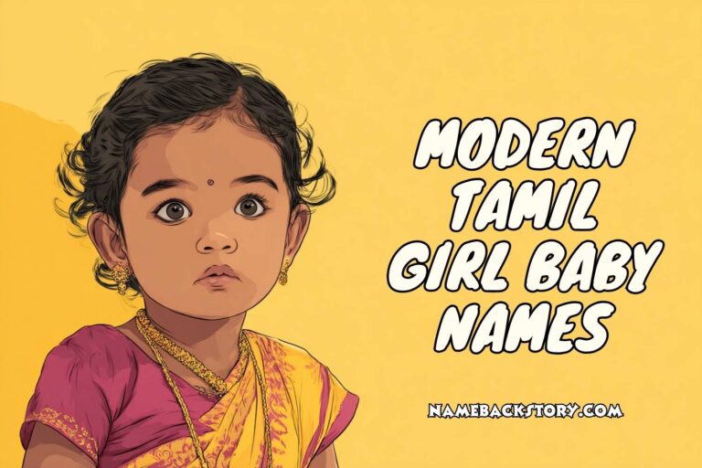 modern tamil girl baby names