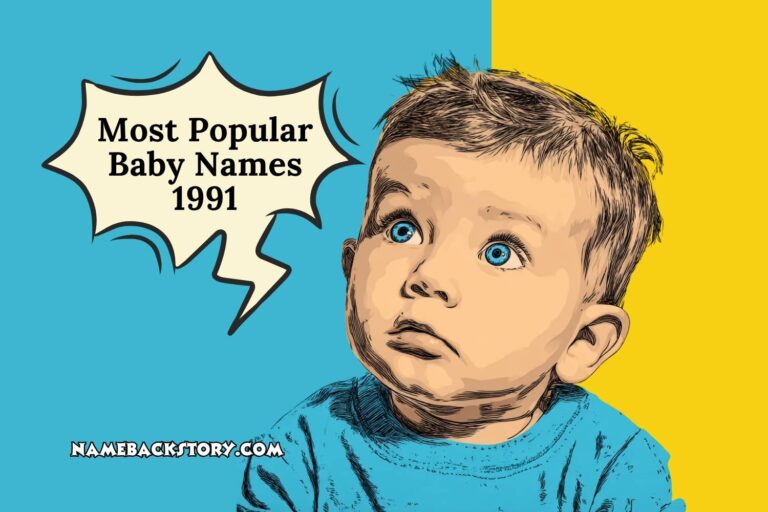 most popular baby names 1991