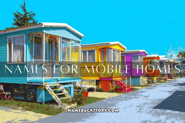 names for mobile homes
