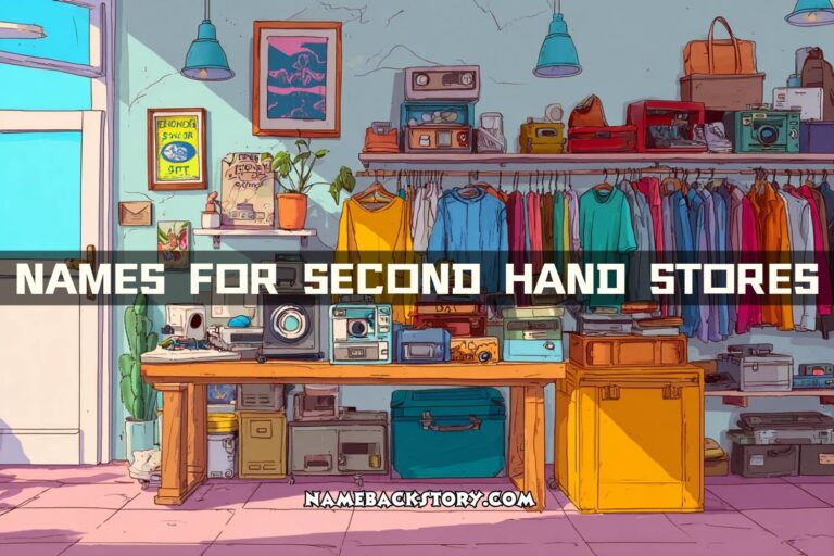 names for second hand stores
