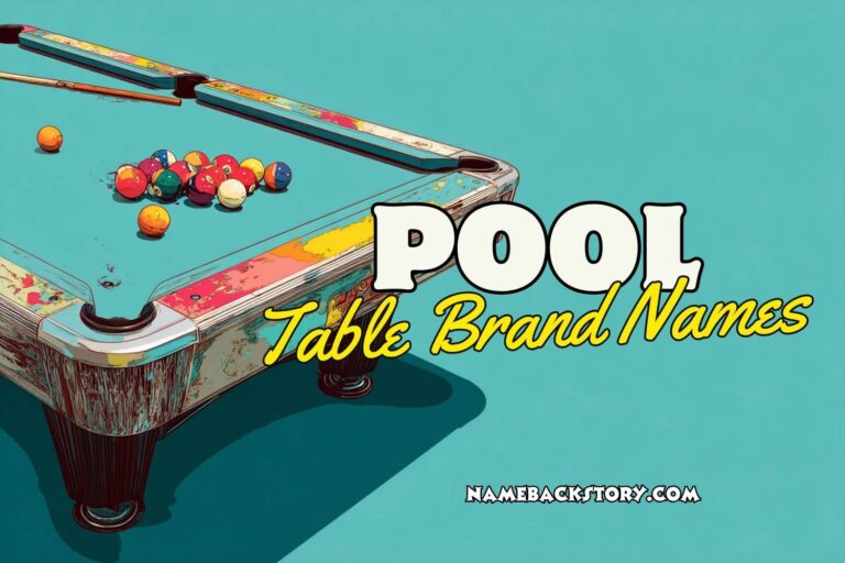 pool table brand names