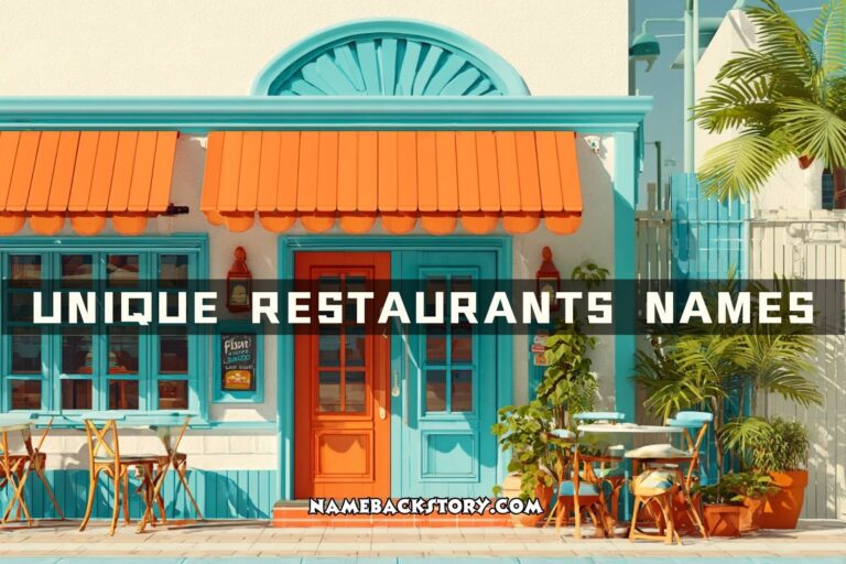 unique restaurants names