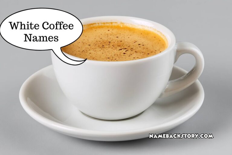white coffee names