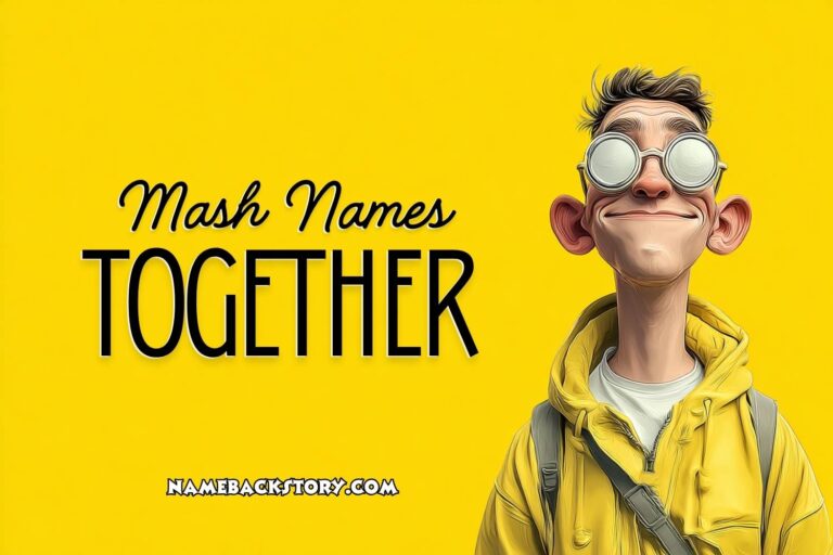 mash names together